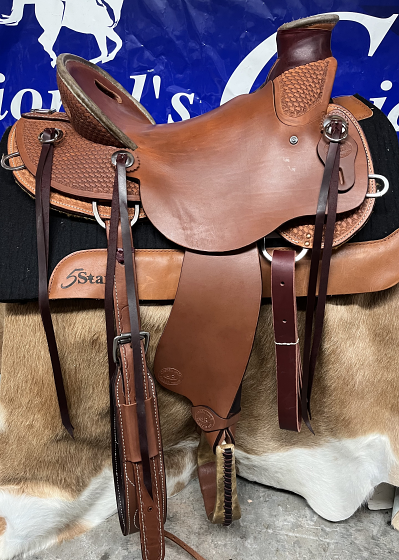 16" Mule Saddle by Hud Roberts Saddlery