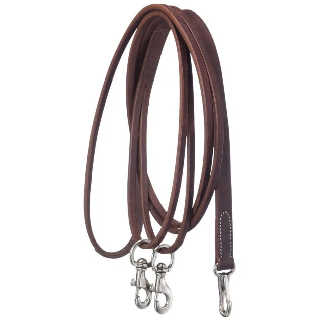 Royal King Leather Draw Reins by Tough1