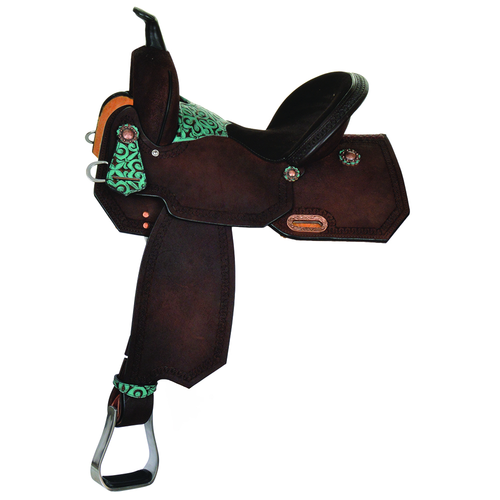 Chocolate Madison Barrel Saddle by High Horse