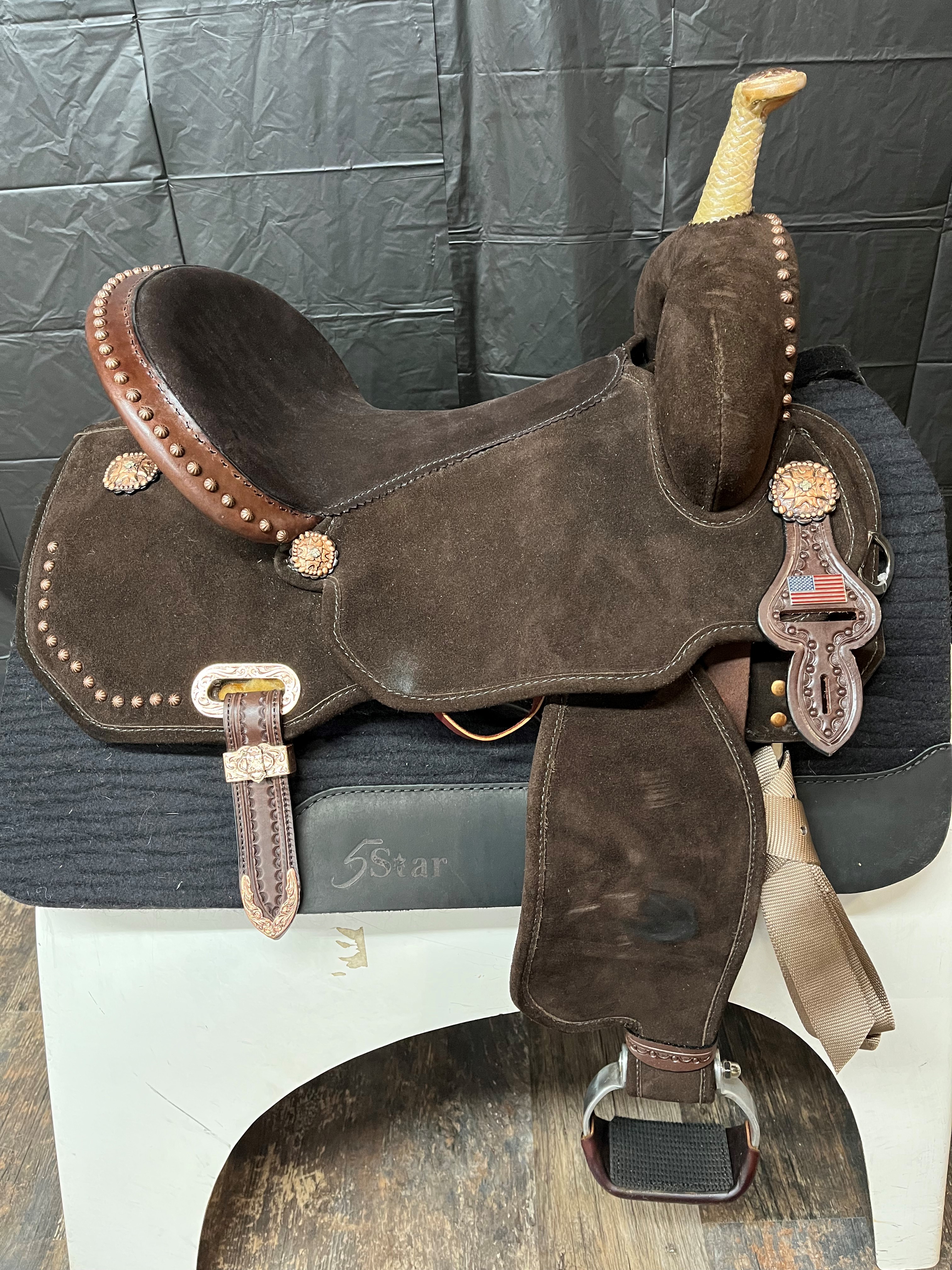 16" Regular Fit Chocolate Martha Josey Ultimate Lightweight Lightspeed by Circle Y Saddlery