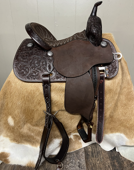 14.5" Chocolate 71 Stingray with Chocolate Full Seat by Martin Saddlery 